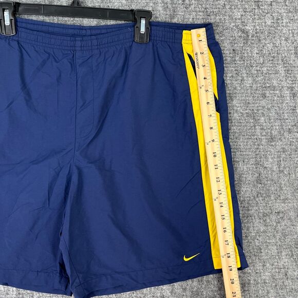 Nike Shorts Mens Extra Large Blue University Michigan Wolverines Vintage Y2K - Picture 4 of 9